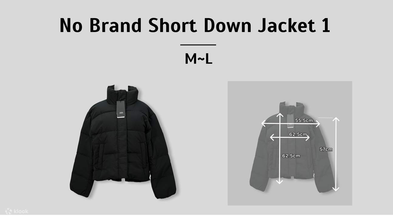 ノーブランドダウンジャケット（ショート）1（M〜L）